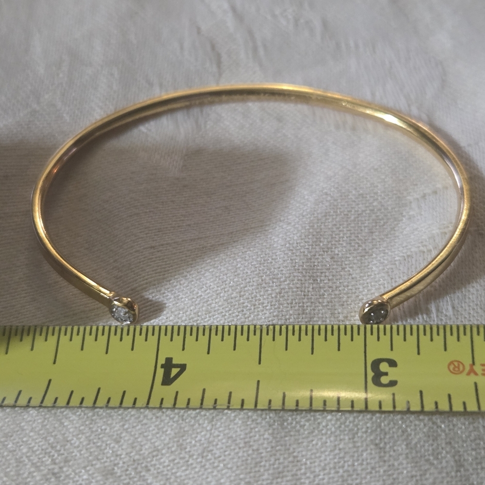 Monica Vinader Diamond Essential Cuff - Picture 14 of 15